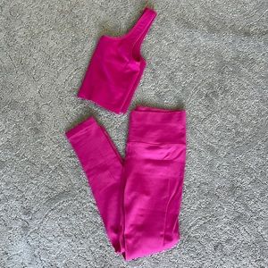 Athleta Barbie full legging and tank set size small